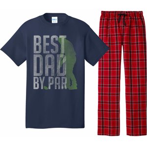 Best Dad by Par Father's Day Golf Lover Gift Papa Golfer Pajama Set