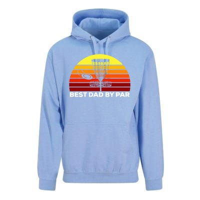 Best Dad By Par Frisbee Golf Dad Disc Golf Gift Cool Gift Unisex Surf Hoodie