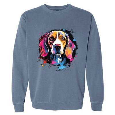 Beagle Dog Garment-Dyed Sweatshirt