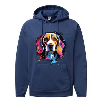 Beagle Dog Performance Fleece Hoodie