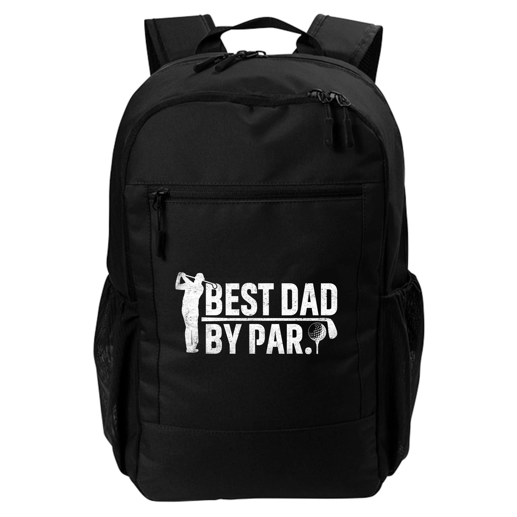Best Dad By Par Funny Golf Daddy Fathers Day Birthday Gifts Backpack