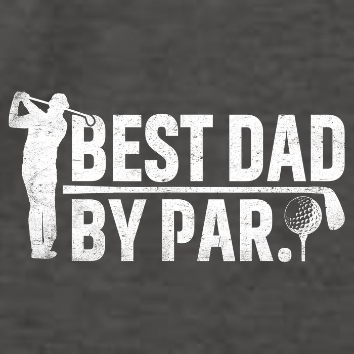 Best Dad By Par Funny Golf Daddy Fathers Day Birthday Gifts Vector Backpack