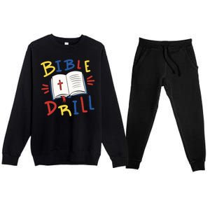 Bible Drill Premium Crewneck Sweatsuit Set