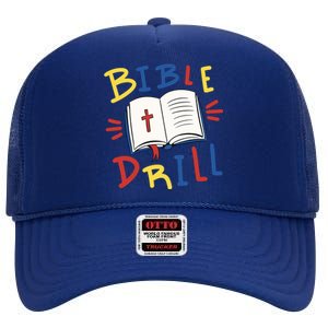 Bible Drill High Crown Mesh Back Trucker Hat