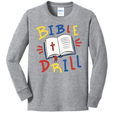 Bible Drill Kids Long Sleeve Shirt