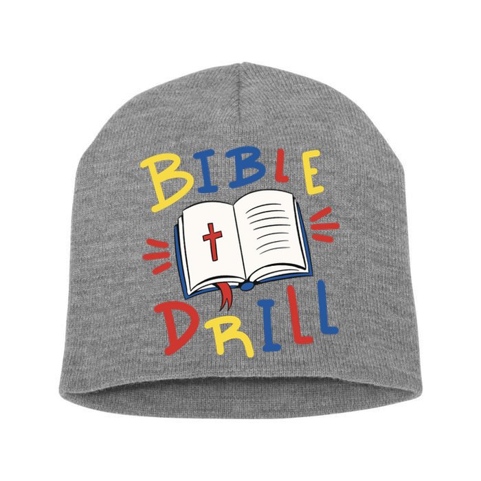 Bible Drill Short Acrylic Beanie