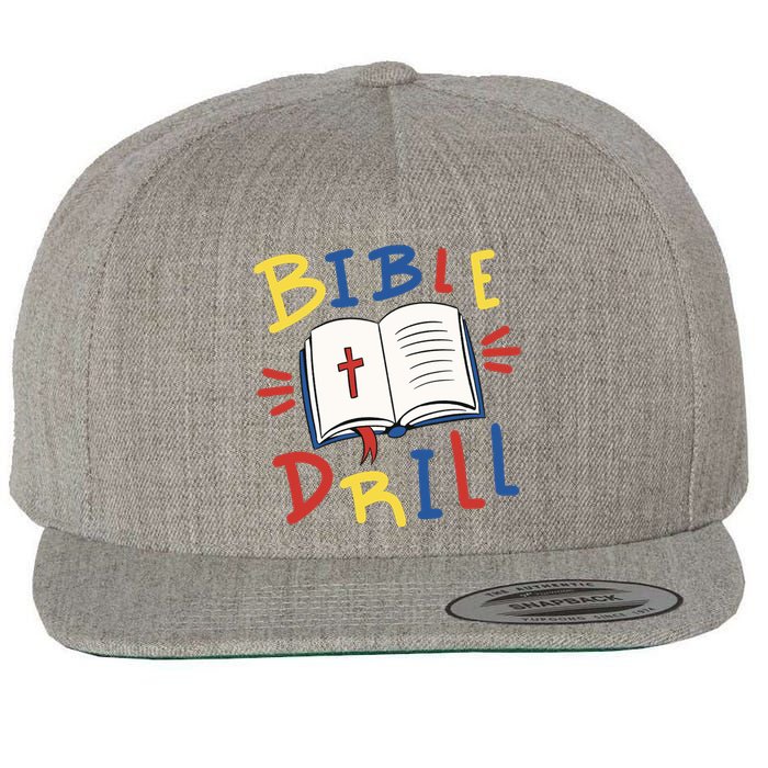 Bible Drill Wool Snapback Cap