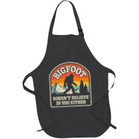 Bigfoot DoesnT Believe In You Either Apron