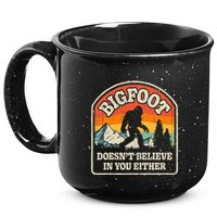 Bigfoot DoesnT Believe In You Either 15oz Campfire Ceramic Mug