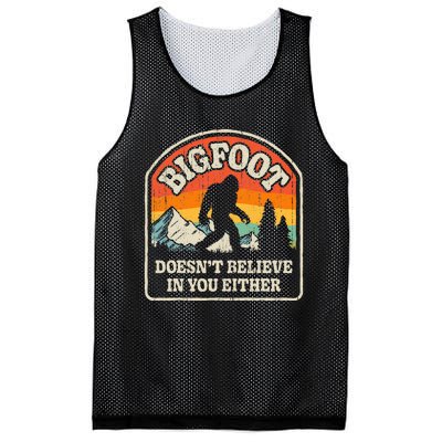 Bigfoot DoesnT Believe In You Either Mesh Reversible Basketball Jersey Tank