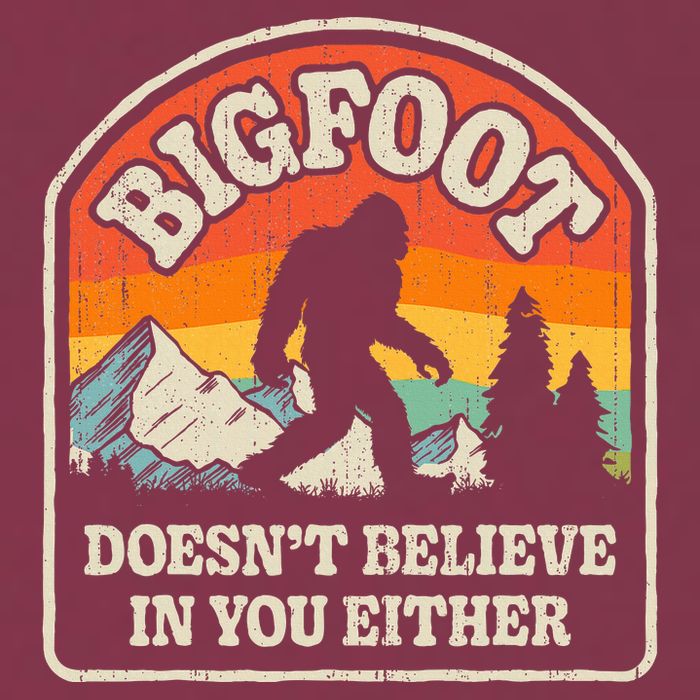 Bigfoot DoesnT Believe In You Either 16oz Travel Tumbler