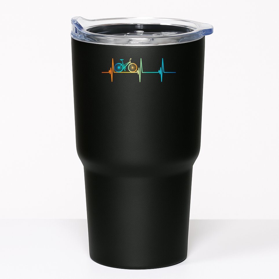 Bicycle Driving Bicyclist Cyclist Bike Rider Tumbler