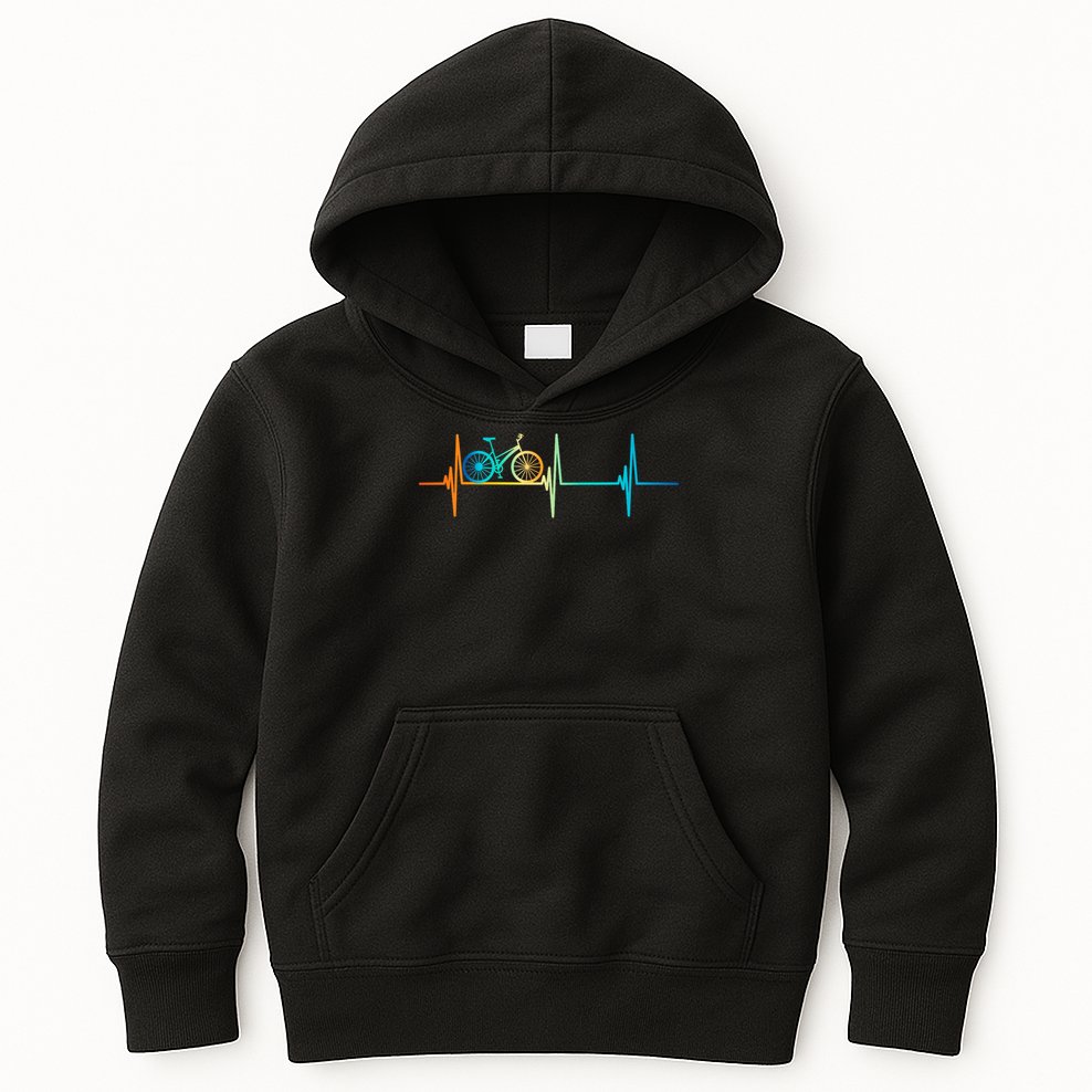 Bicycle Driving Bicyclist Cyclist Bike Rider Kids Hoodie