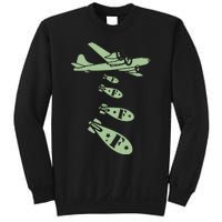 Bomber Dropping Bombs Sweatshirt