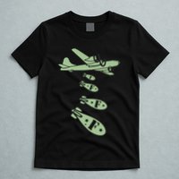 Bomber Dropping Bombs T-Shirt