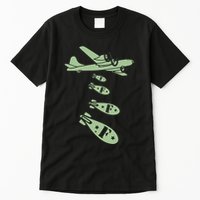 Bomber Dropping Bombs Tall T-Shirt