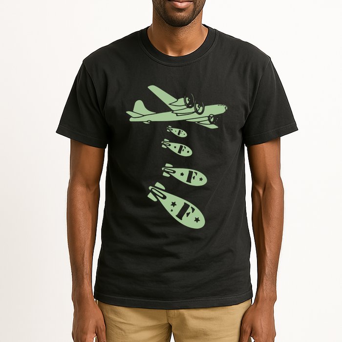 Bomber Dropping Bombs Tall T-Shirt