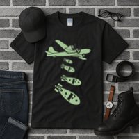 Bomber Dropping Bombs Tall T-Shirt
