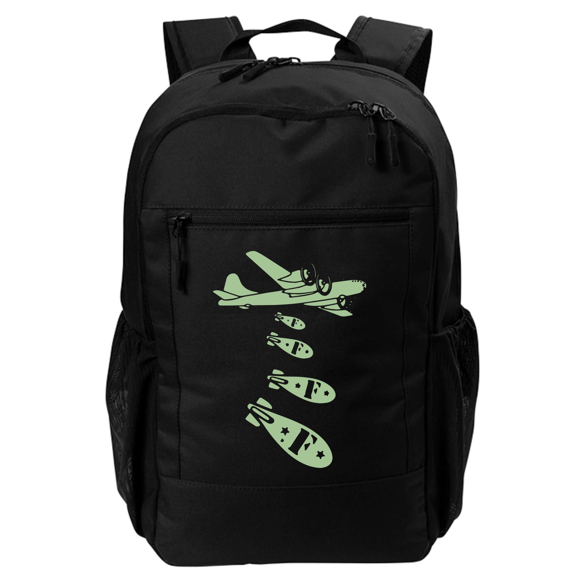 Bomber Dropping Bombs Backpack