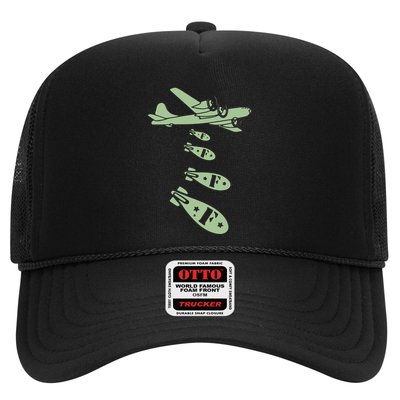 Bomber Dropping Bombs Hat