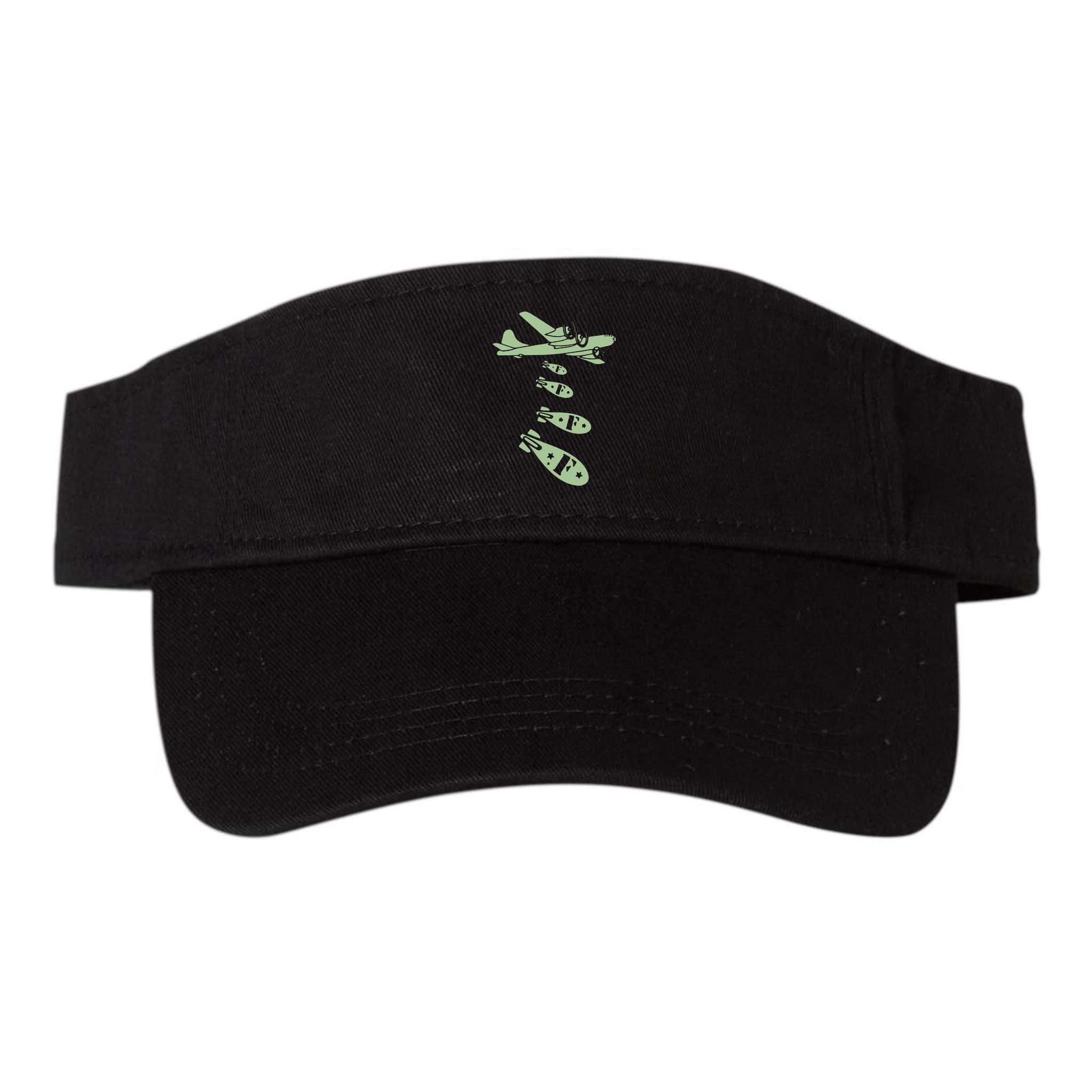 Bomber Dropping Bombs Visor