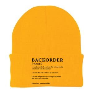 Backorder Definition Knit Cap Winter Beanie