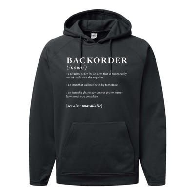 Backorder Definition Performance Fleece Hoodie