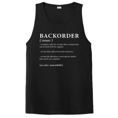 Backorder Definition PosiCharge Competitor Tank