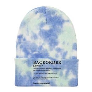 Backorder Definition Tie Dye 12in Knit Beanie