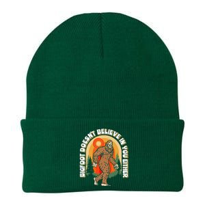 Bigfoot DoesnT Believe In You Either Knit Cap Winter Beanie