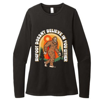 Bigfoot DoesnT Believe In You Either Womens CVC Long Sleeve Shirt