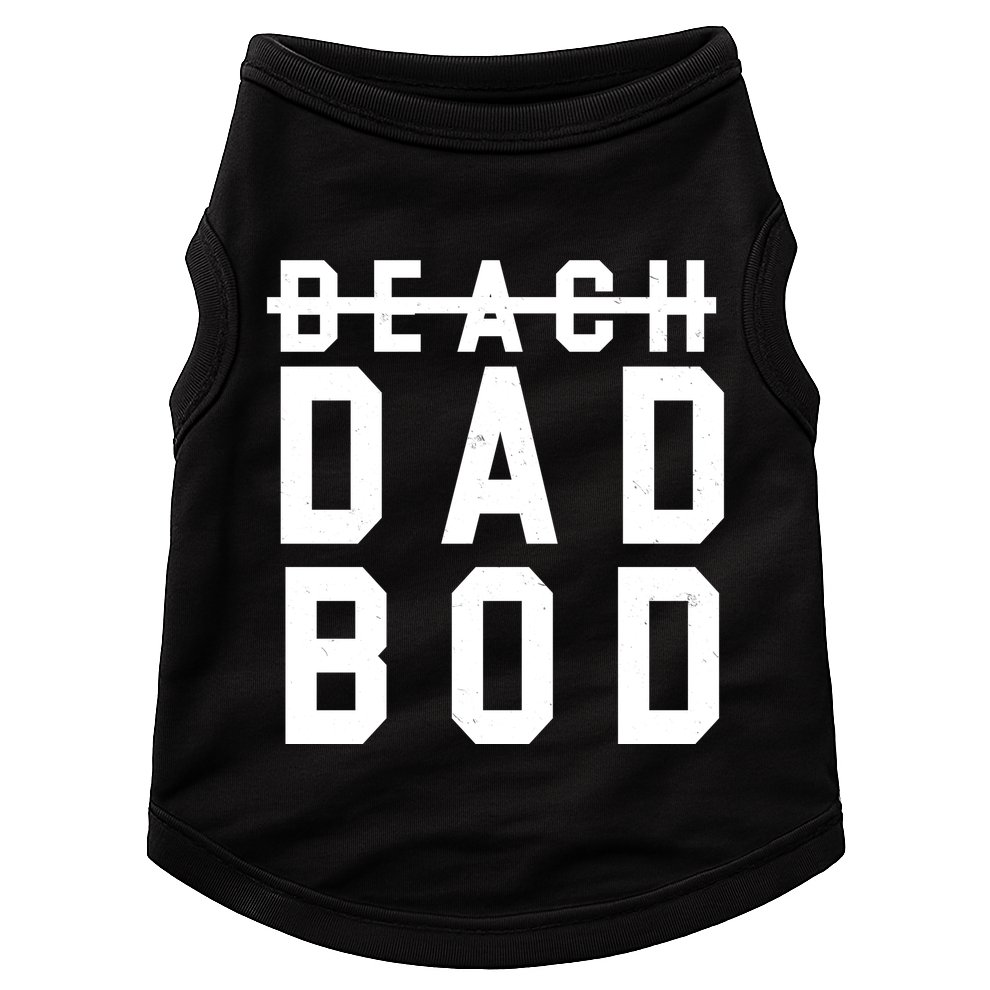 Beach Dad Bod Summer Vacation Doggie Tank