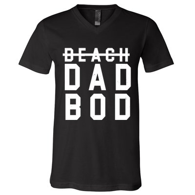 Beach Dad Bod Summer Vacation V-Neck T-Shirt