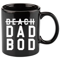 Beach Dad Bod Summer Vacation 11oz C Handle Ceramic Mug