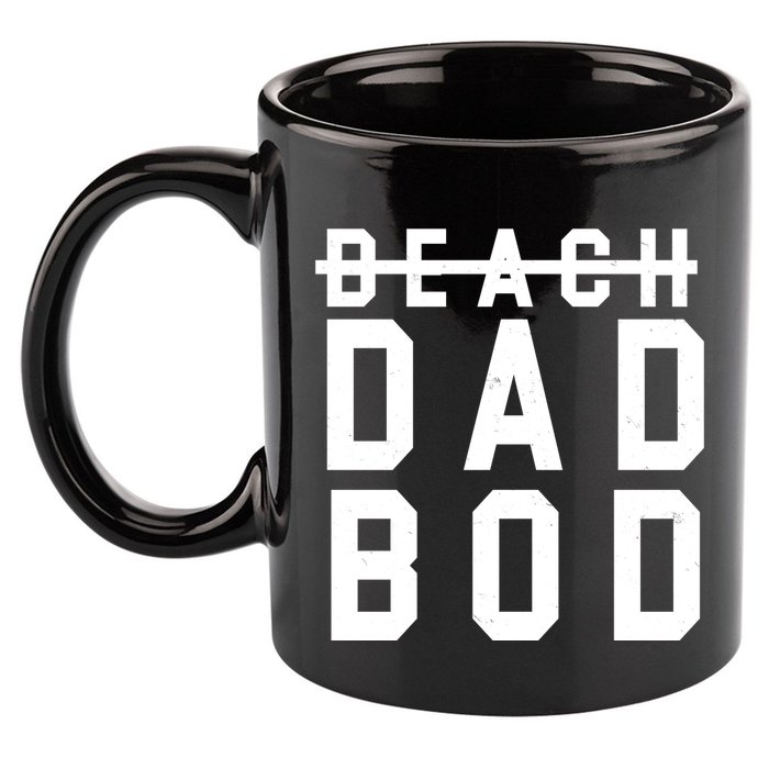 Beach Dad Bod Summer Vacation 11oz C Handle Ceramic Mug