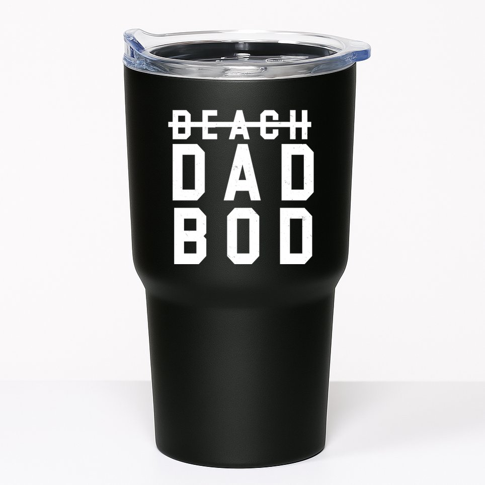 Beach Dad Bod Summer Vacation Tumbler