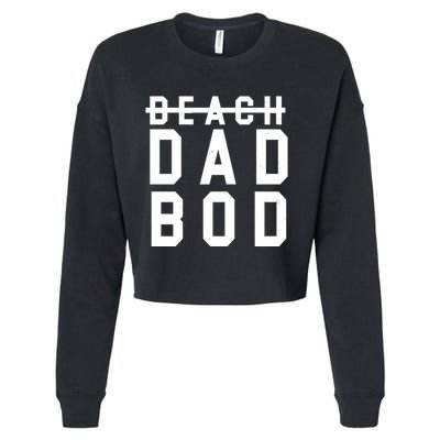 Beach Dad Bod Summer Vacation Cropped Pullover Crew