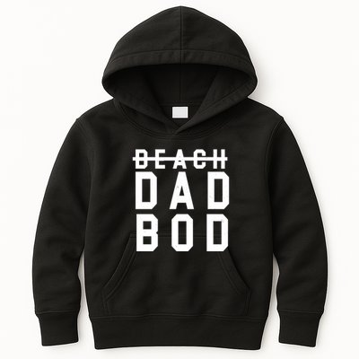 Beach Dad Bod Summer Vacation Kids Hoodie