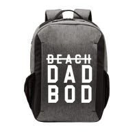 Beach Dad Bod Summer Vacation Vector Backpack