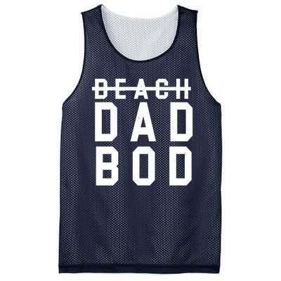 Beach Dad Bod Summer Vacation Mesh Reversible Basketball Jersey Tank