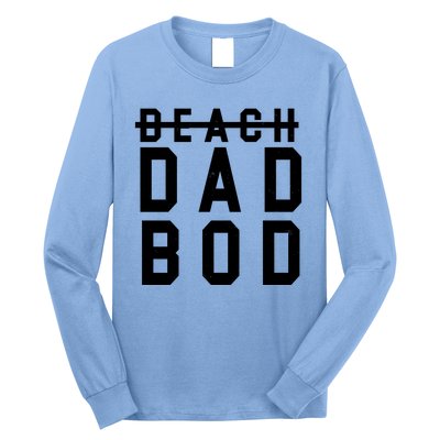 Beach Dad Bod Summer Vacation Long Sleeve Shirt