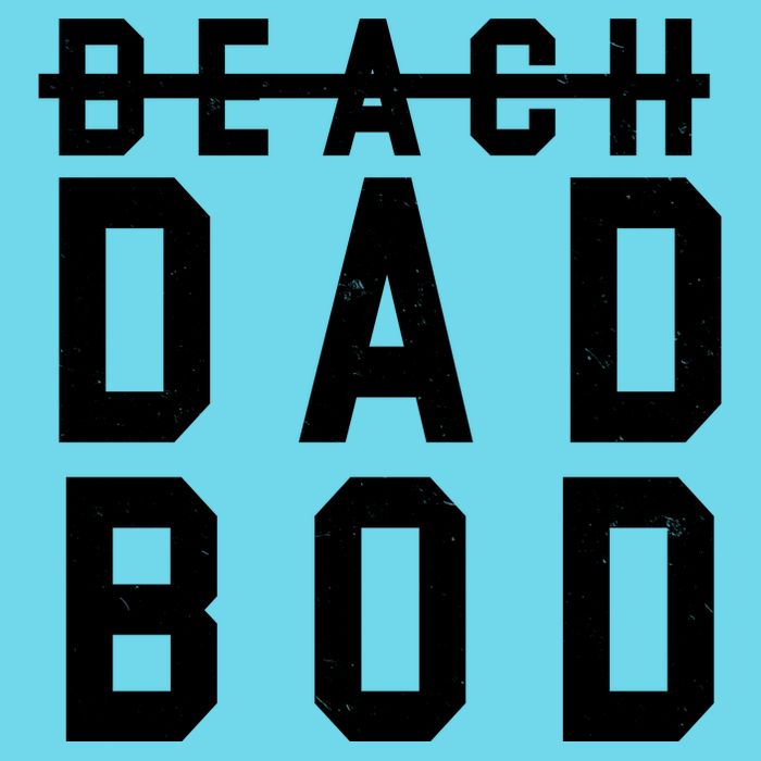 Beach Dad Bod Summer Vacation Womens T-Shirt