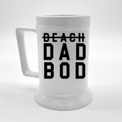 Beach Dad Bod Summer Vacation Beer Stein