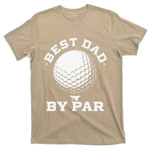 Best Dad By Par Funny Golf Player Fathers Day T-Shirt