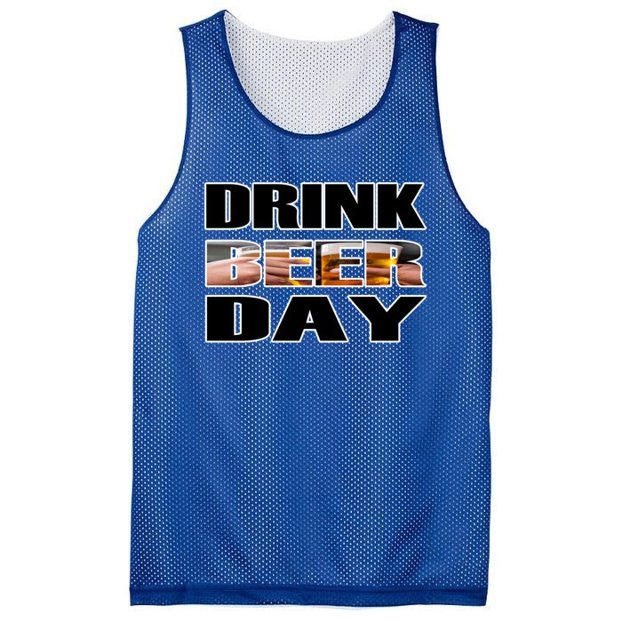 Beer Day Beer Lovers Hops National Beer Day Gift Mesh Reversible Basketball Jersey Tank