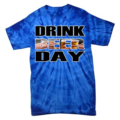 Beer Day Beer Lovers Hops National Beer Day Gift Tie-Dye T-Shirt