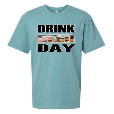 Beer Day Beer Lovers Hops National Beer Day Gift Sueded Cloud Jersey T-Shirt