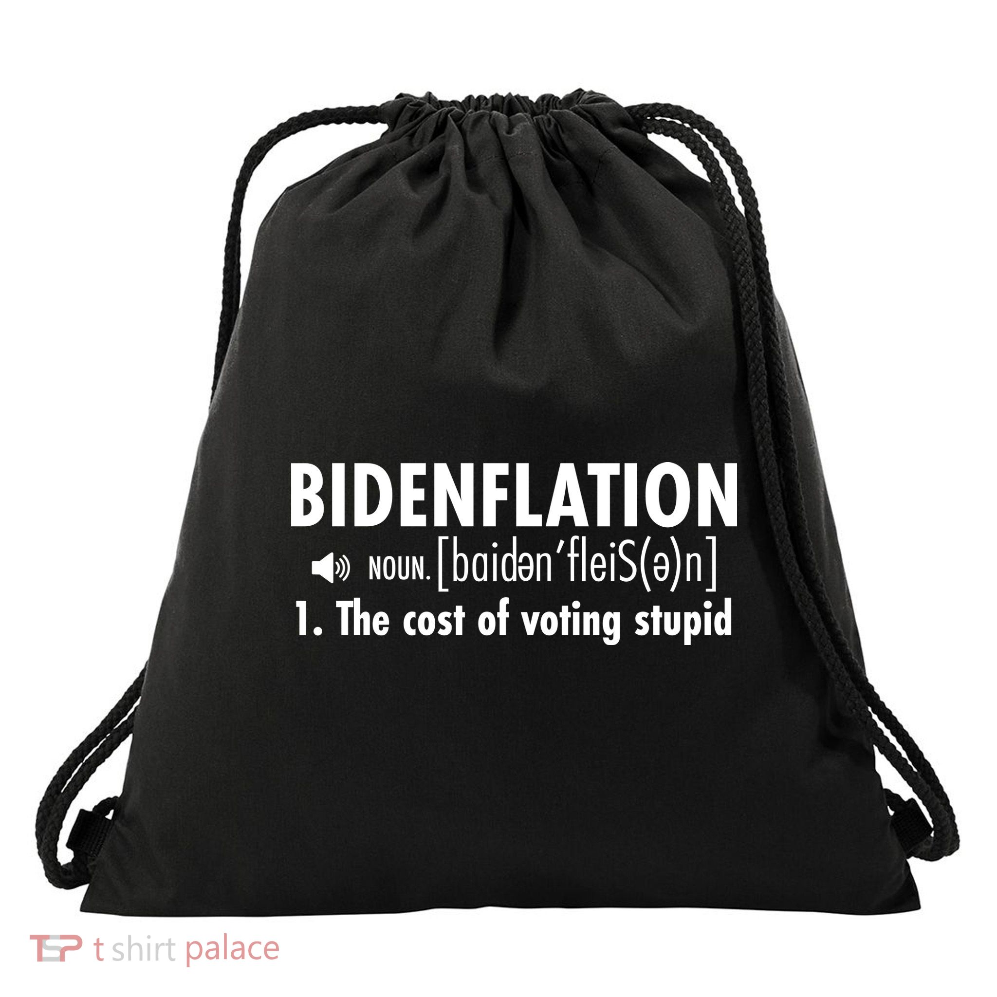 Bidenflation Definition Drawstring Bag