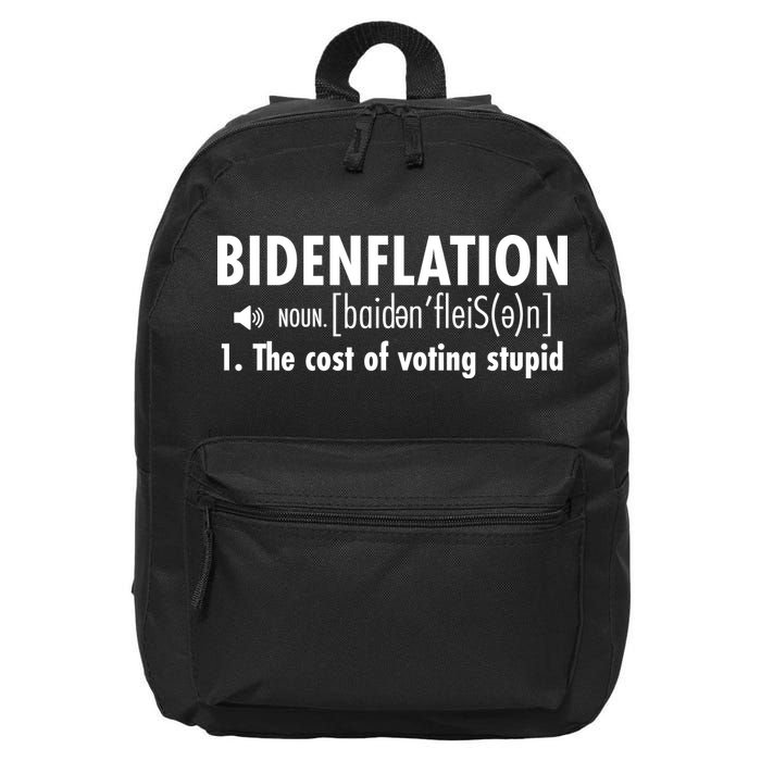 Bidenflation Definition 16 in Basic Backpack