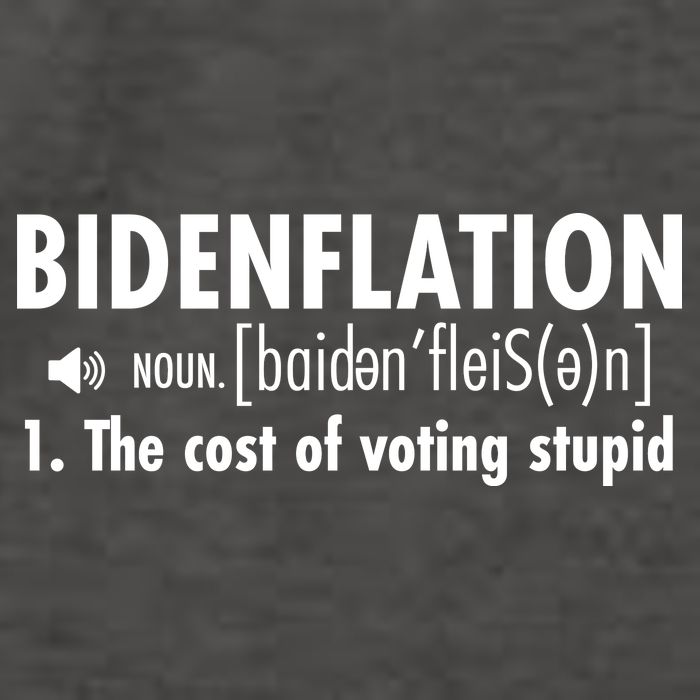 Bidenflation Definition Vector Backpack